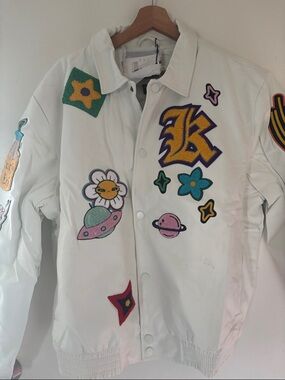 Kloud9 NY White moto Jacket